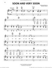 Cover icon of Soon And Very Soon sheet music for voice, piano or guitar by Andrae Crouch, intermediate skill level
