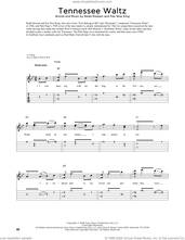 Cover icon of Tennessee Waltz sheet music for guitar (tablature) by Patti Page, Fred Sokolow, Pee Wee King and Redd Stewart, intermediate skill level