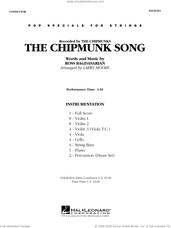 Cover icon of The Chipmunk Song (arr. Larry Moore) (COMPLETE) sheet music for orchestra by Larry Moore, Alvin And The Chipmunks and Ross Bagdasarian, intermediate skill level