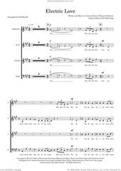 Cover icon of Electric Love (arr. Ed Aldcroft) (COMPLETE) sheet music for orchestra/band (SATB) by BORNS, Ed Aldcroft, Garrett Borns, Joshua Moran, Nick Long and Thomas Schleiter, intermediate skill level