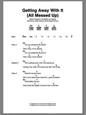 Cover icon of Getting Away With It (All Messed Up) sheet music for guitar (chords) by Alex James, David Baynton-Power, Jim Glennie, Mark Hunter, Saul Davies and Tim Booth, intermediate skill level
