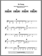 Cover icon of So Young sheet music for piano solo (chords, lyrics, melody) by The Corrs, Andrea Corr, Caroline Corr, Jim Corr and Sharon Corr, intermediate piano (chords, lyrics, melody)