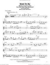 Cover icon of Walk On By sheet music for tenor saxophone solo (transcription) by Stanley Turrentine, Burt Bacharach and Hal David, intermediate tenor saxophone (transcription)