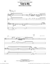 Cover icon of Talk To Me sheet music for bass (tablature) (bass guitar) by Jaco Pastorius and Joni Mitchell, intermediate skill level