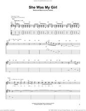 Cover icon of She Was My Girl sheet music for guitar (tablature) by Jerry Cantrell, intermediate skill level