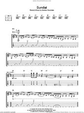 Cover icon of Sundial sheet music for guitar (tablature) by Wolfmother and Andrew Stockdale, intermediate skill level