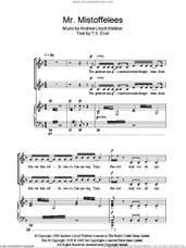 Cover icon of Mr. Mistoffelees (from Cats) sheet music for choir (2-Part) by Andrew Lloyd Webber and T.S. Eliot, intermediate duet