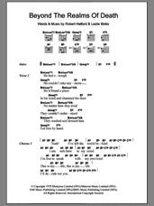 Cover icon of Beyond The Realms Of Death sheet music for guitar (chords) by Judas Priest, Leslie Binks and Rob Halford, intermediate skill level