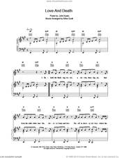 Cover icon of Love And Death sheet music for voice, piano or guitar by The Waterboys and Mike Scott, intermediate skill level