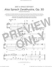 Cover icon of Also Sprach Zarathustra sheet music for piano solo by Richard Strauss, classical score, beginner skill level