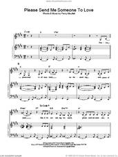 Cover icon of Please Send Me Someone To Love sheet music for voice, piano or guitar by Sade and Percy Mayfield, intermediate skill level