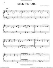 Cover icon of Deck The Hall [Jazz version] (arr. Frank Mantooth) sheet music for piano solo  and Frank Mantooth, intermediate skill level