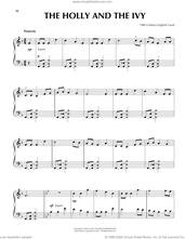 Cover icon of The Holly And The Ivy [Jazz version] (arr. Frank Mantooth) sheet music for piano solo by Anonymous, Frank Mantooth and Miscellaneous, intermediate skill level