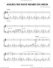 Cover icon of Angels We Have Heard On High [Jazz version] (arr. Frank Mantooth) sheet music for piano solo , Frank Mantooth and James Chadwick, intermediate skill level