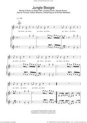 Cover icon of Jungle Boogie sheet music for voice, piano or guitar by Kool And The Gang and Bell,Bell,Smith,Brown,Thomas,Mickens,Boyce&Westfield, intermediate skill level