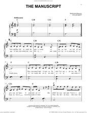 Cover icon of The Manuscript sheet music for piano solo by Taylor Swift, easy skill level