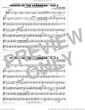 Cover icon of Pirates of the Caribbean, part 2 (arr. michael brown) sheet music for marching band (baritone t.c.) by Klaus Badelt, Michael Brown and Will Rapp, intermediate skill level