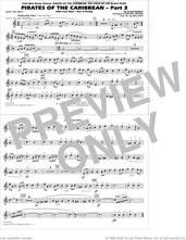 Cover icon of Pirates of the Caribbean, part 3 (arr. michael brown) sheet music for marching band (2nd Bb trumpet) by Klaus Badelt, Michael Brown and Will Rapp, intermediate skill level