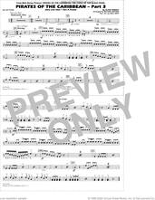 Cover icon of Pirates of the Caribbean, part 3 (arr. michael brown) sheet music for marching band (quad toms) by Klaus Badelt, Michael Brown and Will Rapp, intermediate skill level