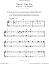 Cover icon of Under The Sea (from The Little Mermaid) sheet music for piano solo by Alan Menken & Howard Ashman, Alan Menken and Howard Ashman, beginner skill level