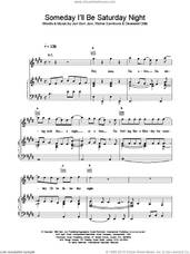 Cover icon of Someday I'll Be SaturdayNight sheet music for voice, piano or guitar by Bon Jovi, intermediate skill level