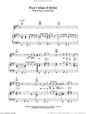 Cover icon of Won't Make It Better sheet music for voice, piano or guitar by Del Amitri and Justin Currie, intermediate skill level