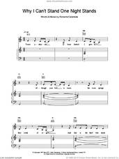 Cover icon of Why I Can't Stand One Night Stands sheet music for voice, piano or guitar by Catatonia, intermediate skill level