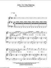 Cover icon of John, I'm Only Dancing sheet music for voice, piano or guitar by David Bowie, intermediate skill level