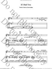 Cover icon of If I Had You sheet music for voice, piano or guitar by Bryan Adams, intermediate skill level