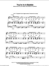 Cover icon of You're In A Bubble sheet music for voice, piano or guitar by HALLIWELL, Geri Halliwell, Andy Watkins and WILSON, intermediate skill level