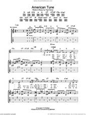 Cover icon of American Tune sheet music for guitar (tablature) by Eva Cassidy and Paul Simon, intermediate skill level