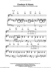 Cover icon of Cowboys and Kisses sheet music for voice, piano or guitar by Anastacia, Charlie Pennachio and JIVE, intermediate skill level
