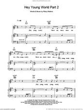 Cover icon of Hey Young World Part 2 sheet music for voice, piano or guitar by Macy Gray and Ricky Walters, intermediate skill level