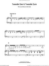 Cover icon of Tweedle Dee and Tweedle Dum sheet music for voice, piano or guitar by Bob Dylan, intermediate skill level