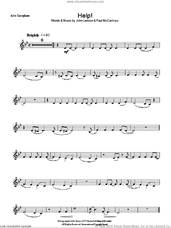 Cover icon of Help! sheet music for alto saxophone solo by The Beatles, John Lennon and Paul McCartney, intermediate skill level