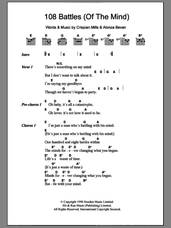 Cover icon of 108 Battles (Of The Mind) sheet music for guitar (chords) by Kula Shaker, Alonza Bevan and Crispian Mills, intermediate skill level