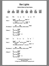 Cover icon of Bar Lights sheet music for guitar (chords) by Whiskeytown and Ryan Adams, intermediate skill level