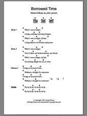 Cover icon of Borrowed Time sheet music for guitar (chords) by John Lennon, intermediate skill level