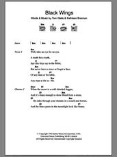 Cover icon of Black Wings sheet music for guitar (chords) by Tom Waits and Kathleen Brennan, intermediate skill level