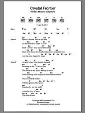 Cover icon of Crystal Frontier sheet music for guitar (chords) by Calexico and Joey Burns, intermediate skill level