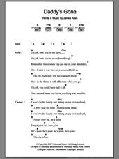 Cover icon of Daddy's Gone sheet music for guitar (chords) by Glasvegas and James Allan, intermediate skill level