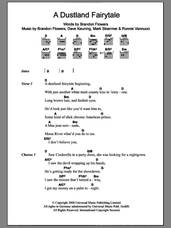 Cover icon of A Dustland Fairytale sheet music for guitar (chords) by The Killers, Brandon Flowers, Dave Keuning, Mark Stoermer and Ronnie Vannucci, intermediate skill level