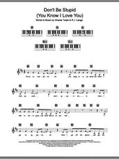 Cover icon of Don't Be Stupid (You Know I Love You) sheet music for piano solo (chords, lyrics, melody) by Shania Twain and Robert John Lange, intermediate piano (chords, lyrics, melody)