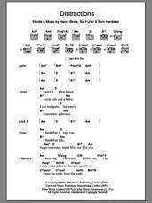 Cover icon of Distractions sheet music for guitar (chords) by Zero 7, Henry Binns, Sam Hardaker and Sia Furler, intermediate skill level