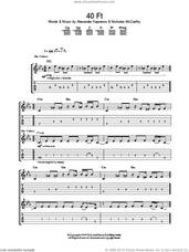 Cover icon of 40 Ft sheet music for guitar (tablature) by Alexander Kapranos, Franz Ferdinand and Nicholas McCarthy, intermediate skill level