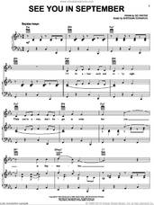 Cover icon of See You In September sheet music for voice, piano or guitar by The Tempos, The Happenings, Sherman Edwards and Sid Wayne, intermediate skill level