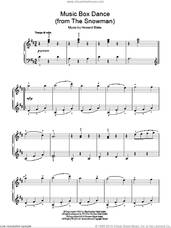 Cover icon of Music Box Dance sheet music for piano solo by Howard Blake and The Snowman (Movie), easy skill level