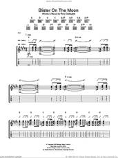 Cover icon of Blister On The Moon sheet music for guitar (tablature) by Taste and Rory Gallagher, intermediate skill level