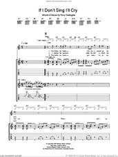 Cover icon of If I Don't Sing I'll Cry sheet music for guitar (tablature) by Taste and Rory Gallagher, intermediate skill level