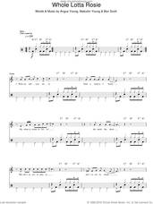 Cover icon of Whole Lotta Rosie (Drums) sheet music for voice and other instruments (fake book) by AC/DC, Angus Young, Bon Scott and Malcolm Young, intermediate skill level